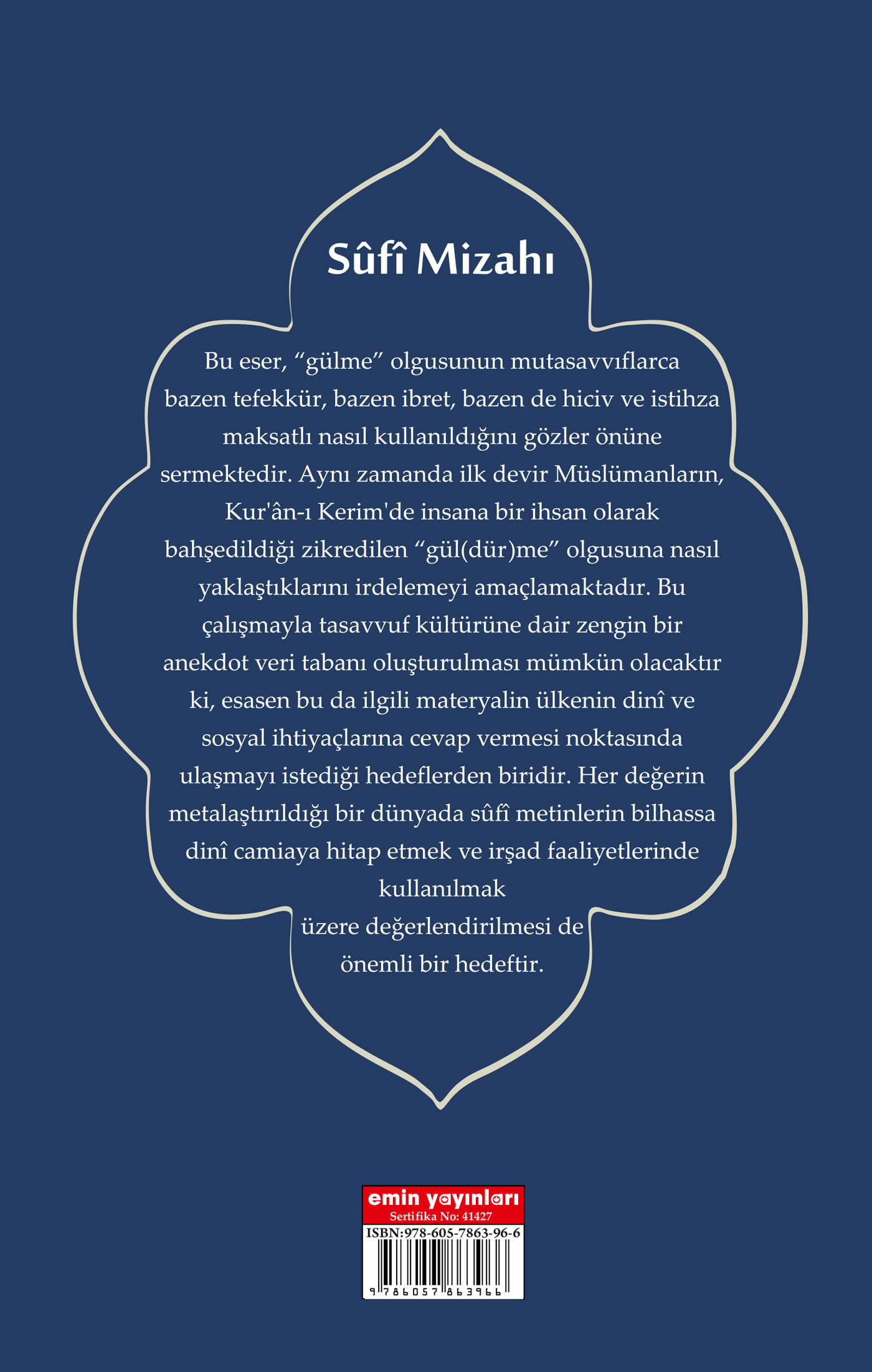 Sûfî Mizahı (Türk İslâm ve Klasik Arap Edebiyatında Sûfî Figürü)